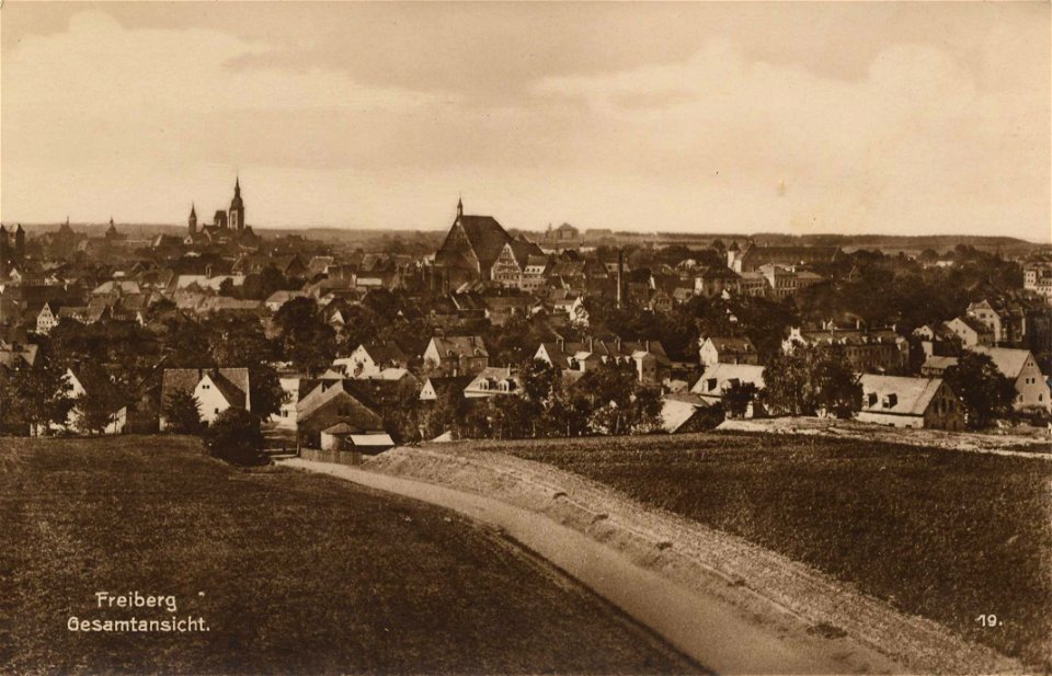 Freiberg i. Sa., Sachsen - Stadtansicht (Zeno Ansichtskarten)