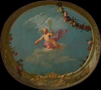 French Painter - Cupid as a Messenger, with Caduceus - 07.225.255 - Metropolitan Museum of Art