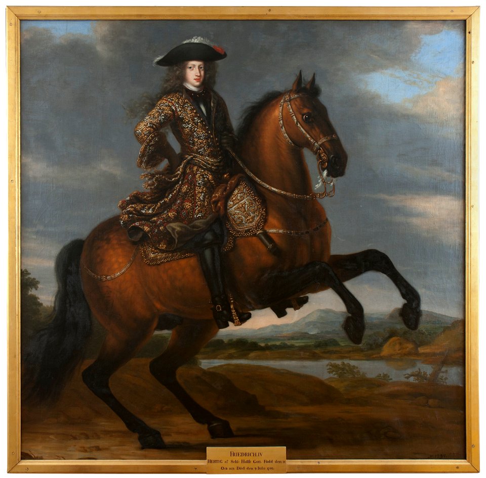 Fredrik IV, 1671-1702, hertig av Holstein-Gottorp, g.m. Hedvig Sofia, prinsessa av Sverige - Nationalmuseum - 15924