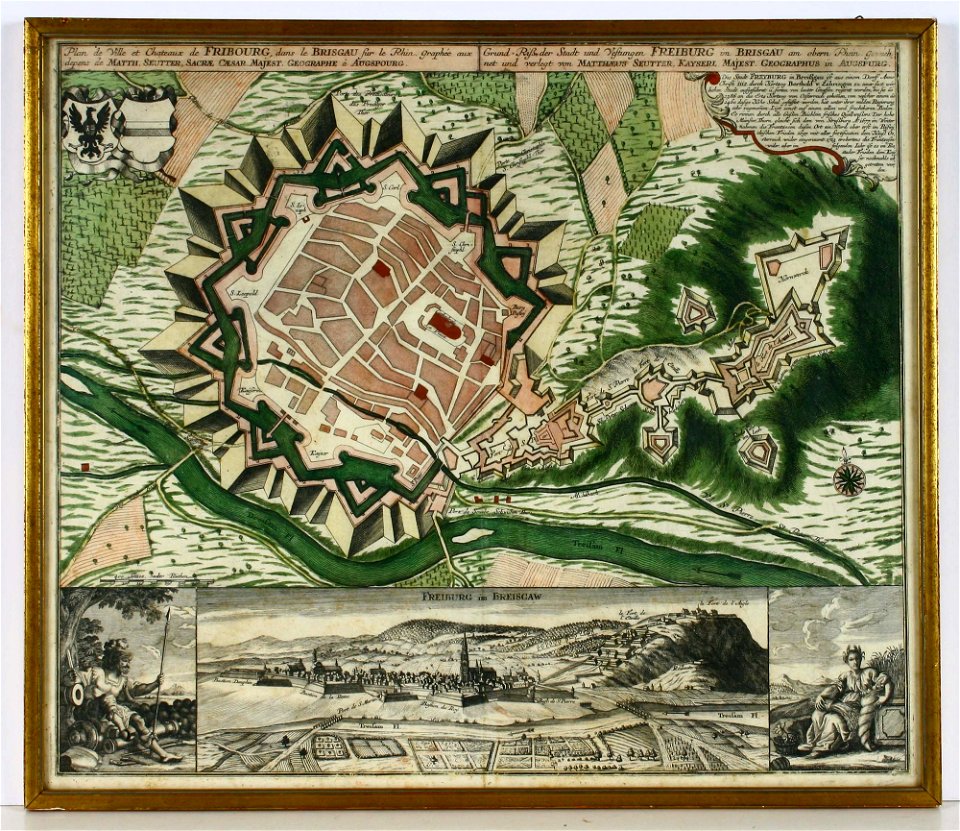 Freiburg Stadt und Festung-1740