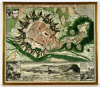 Freiburg Stadt und Festung-1740