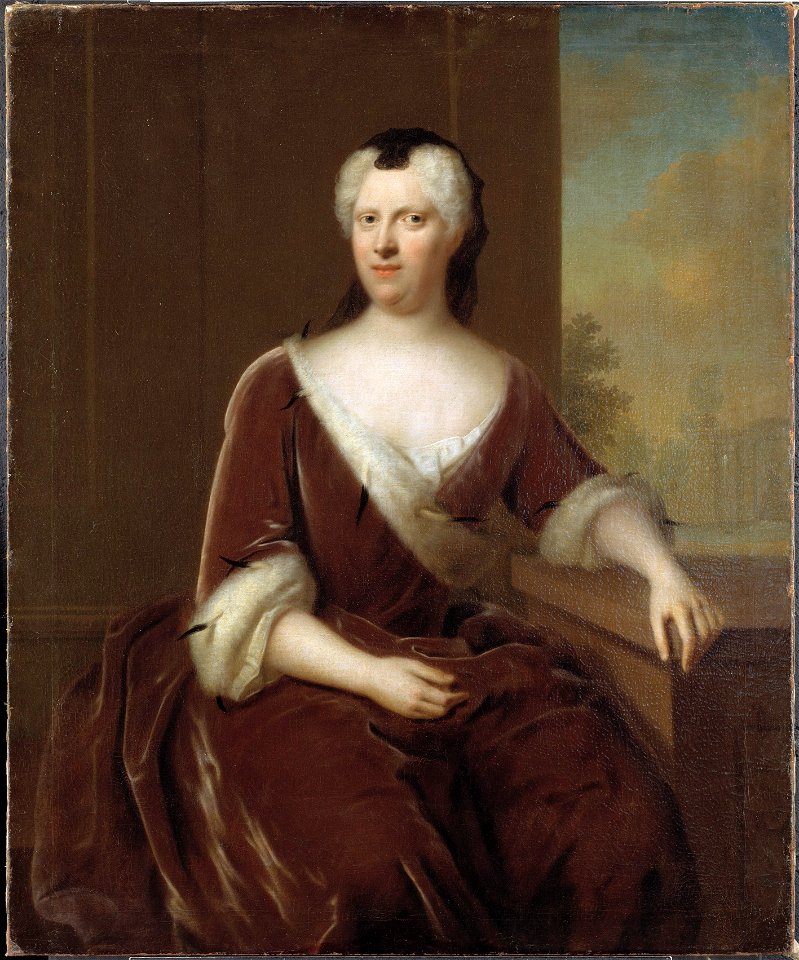 Fredrika Albertina, 1682-1755, hertiginna (Balthasar Denner) - Nationalmuseum - 16012. Free illustration for personal and commercial use.