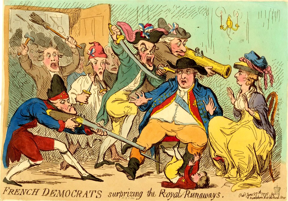 French democrats surprizing the Royal runaways (BM 1851,0901.533)
