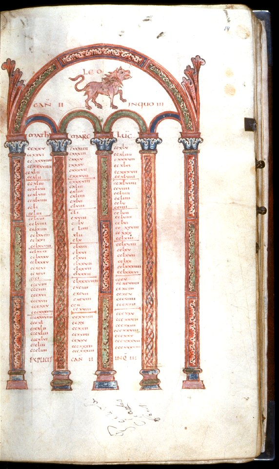 French - Leaf from Gospels - Walters W314R - Open Obverse