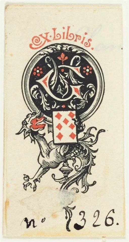 French Portrait card deck - 1813 - Back