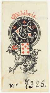 French Portrait card deck - 1813 - Back