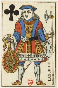 French Portrait card deck - 1813 - Jack of Clubs