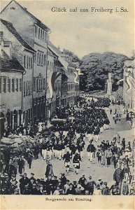 Freiberg i. Sa., Sachsen - Bergparade am Streittag (Zeno Ansichtskarten)