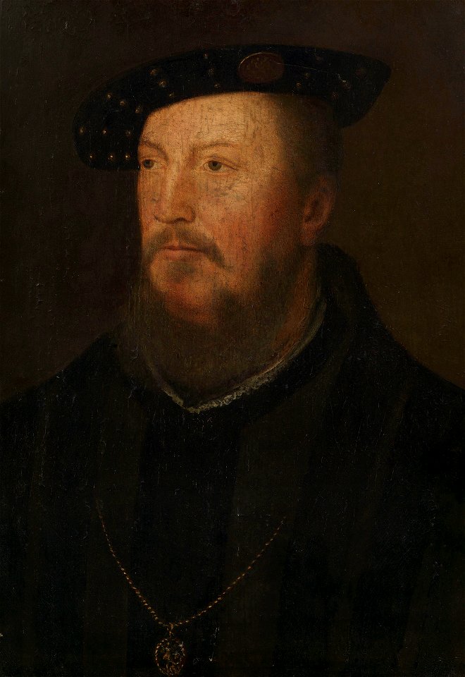French School, 16th century - Head of a Man - RCIN 403006 - Royal Collection