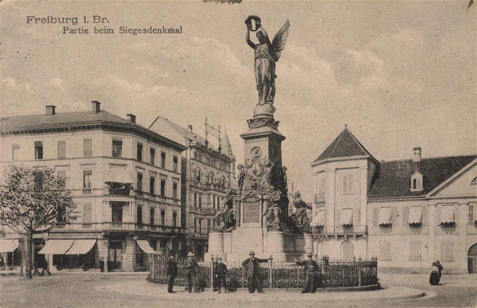 Freiburg i. Br., Baden-Württemberg - Siegesdenkmal (2) (Zeno Ansichtskarten)