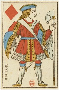 French Portrait card deck - 1813 - Jack of Diamonds