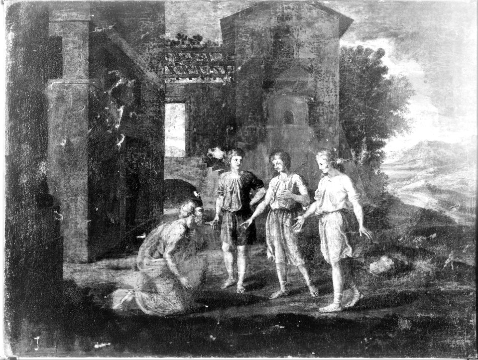 French - Abraham and the Angels - Google Art Project