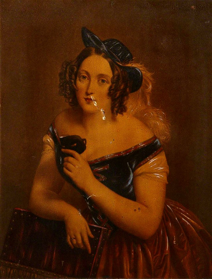French School (possibly) - A Lady in a Bal Masqué Costume - 565121 - National Trust