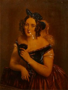 French School (possibly) - A Lady in a Bal Masqué Costume - 565121 - National Trust
