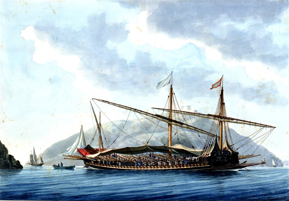 French galley at Marseilles RMG PX9744
