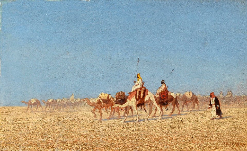 Charles-Théodore Frère - The Caravan