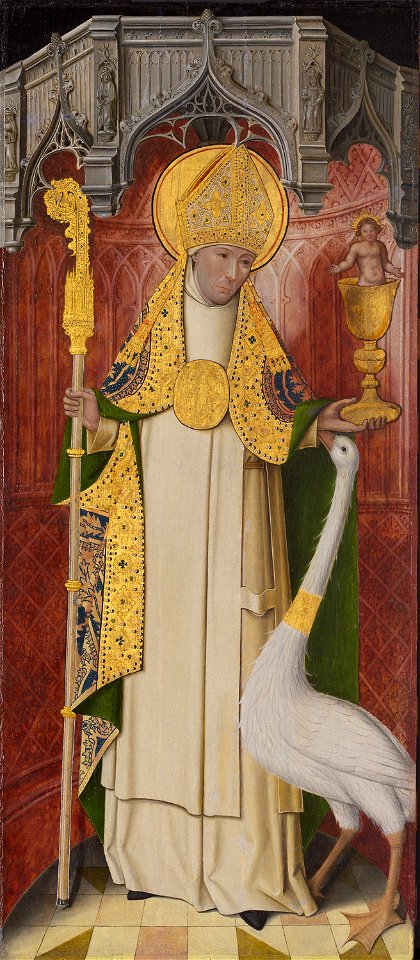 French School - Altarpiece from Thuison-les-Abbeville, Saint Hugh of Lincoln - 1933.1060 - Art Institute of Chicago
