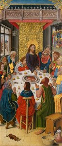 French School - Panels from the High Altar of the Charterhouse of Saint-Honoré, Thuison-les-Abbeville, The Last Supper - 1933.1056 - Art Institute of Chicago