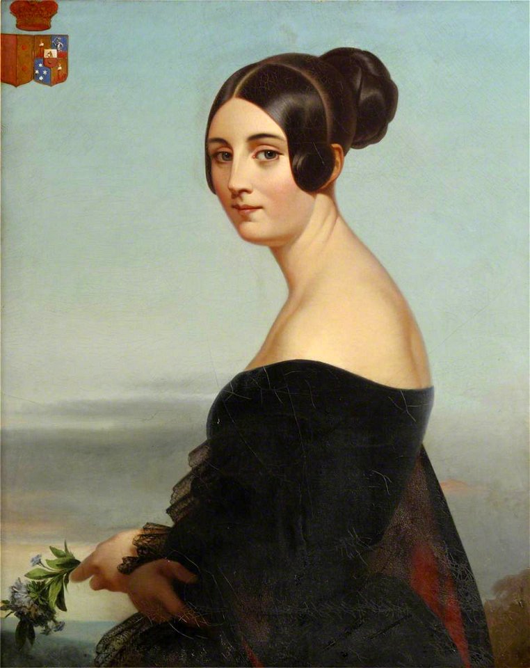 French School - Gasparine-Ida de Finguerlin (1805–1846), Mrs Thomas Strickland - 998442 - National Trust