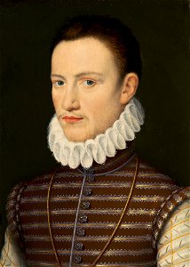 French School Portrait of a Nobleman ca. 1570. Free illustration for personal and commercial use.