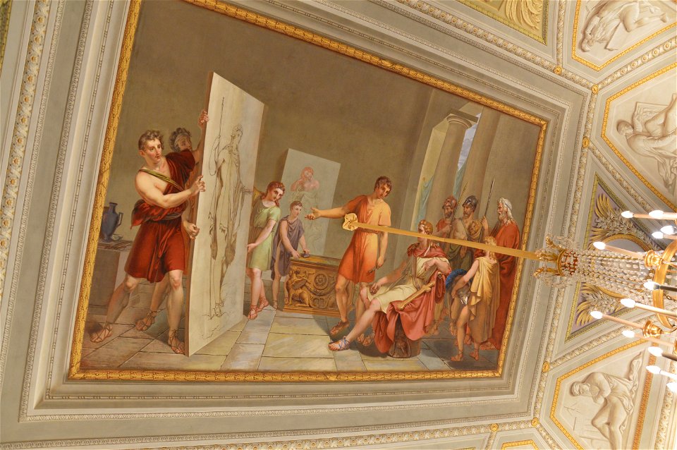 Fresco Ceiling - Galleria d'Arte Moderna Florence 01