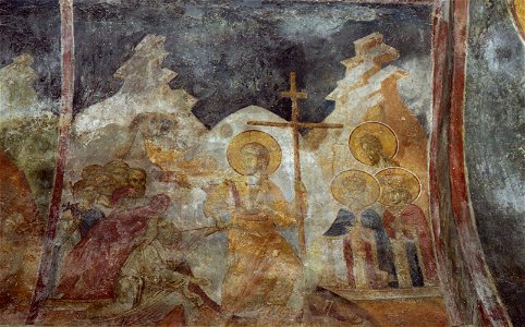 Frescos from the Church of the Presentation of Virgin Mary in Kucevište 096