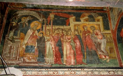 Frescos from the Church of the Presentation of Virgin Mary in Kucevište 039