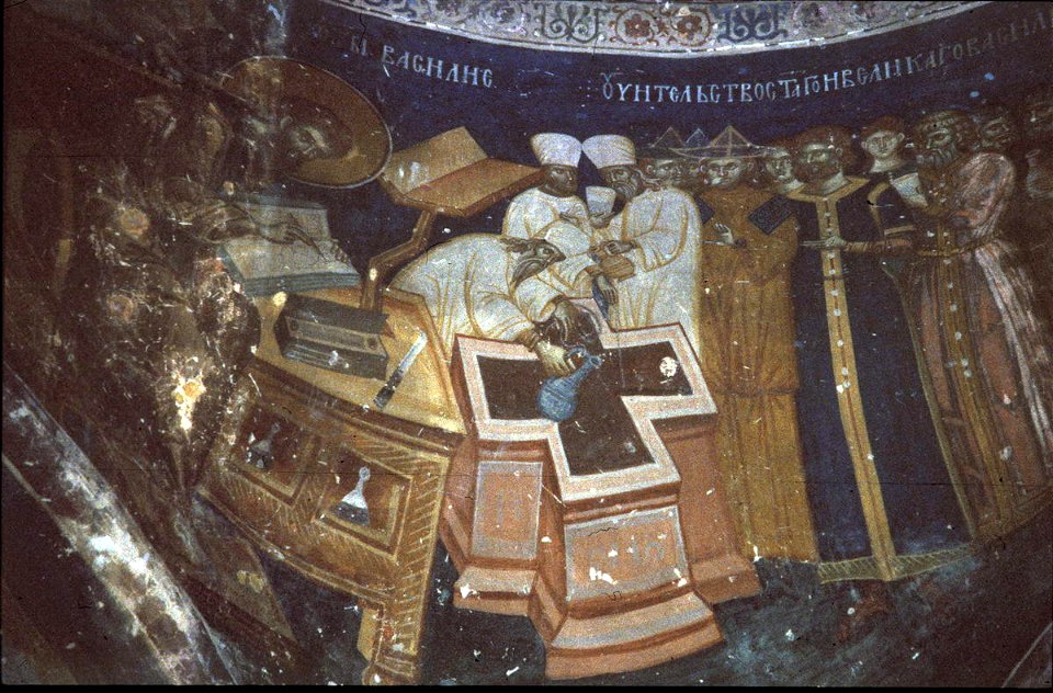 Frescos from the Michael the Archangel Church of Lesnovo 011