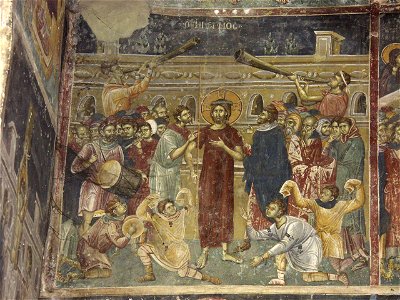 Frescos in St. George's Church (Staro Nagoricane) 0101