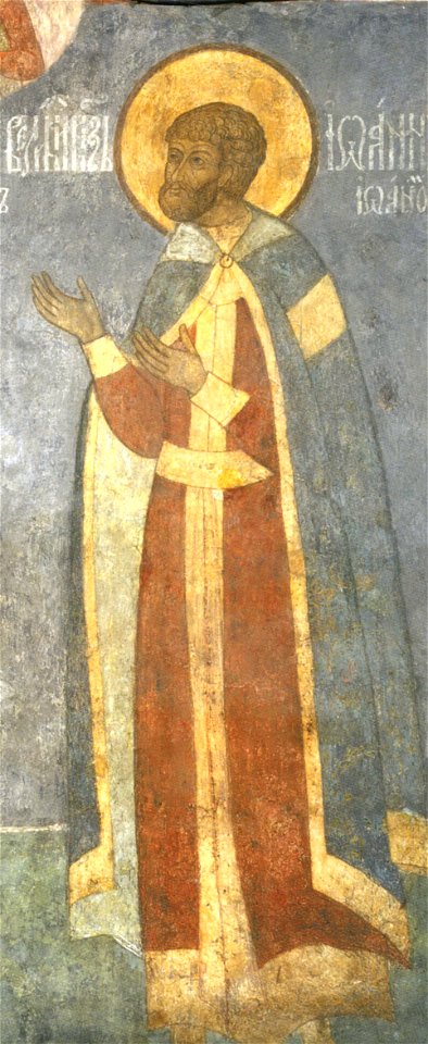 Frescos in Cathedral of the Archangel in Moscow - south wall 03 - Ivan II