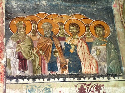 Frescos in St. George's Church (Staro Nagoricane) 063