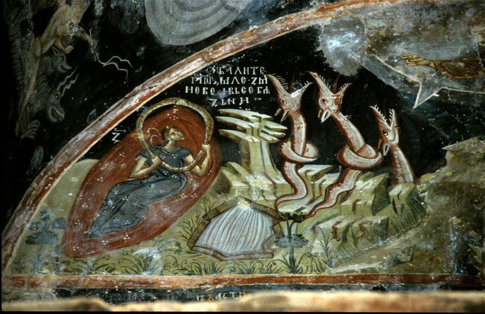 Frescos from the Michael the Archangel Church of Lesnovo 015