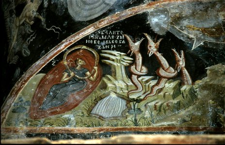 Frescos from the Michael the Archangel Church of Lesnovo 015