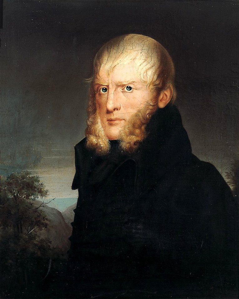 A. Freyberg - Portrait of Caspar David Friedrich
