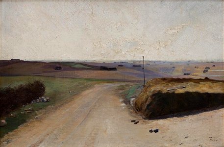 Fridolin Johansen - A Landscape. The Island of Mors, jutland - KMS4283 - Statens Museum for Kunst