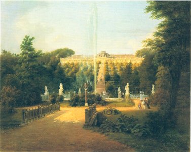 Schloss Sanssouci mit den Terrassen-C105