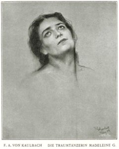 Friedrich August von Kaulbach - Die Traumtänzerin Madeleine Guipet, 1904