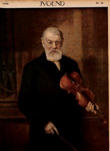 Friedrich August von Kaulbach - Bildnis Joseph Joachim. Jugend Nr. 21, 1909
