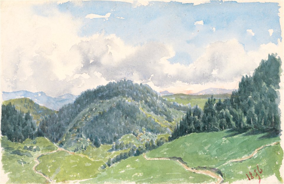 Friedrich Carl von Scheidlin - Mountain Landscape - K 265 - Slovak National Gallery