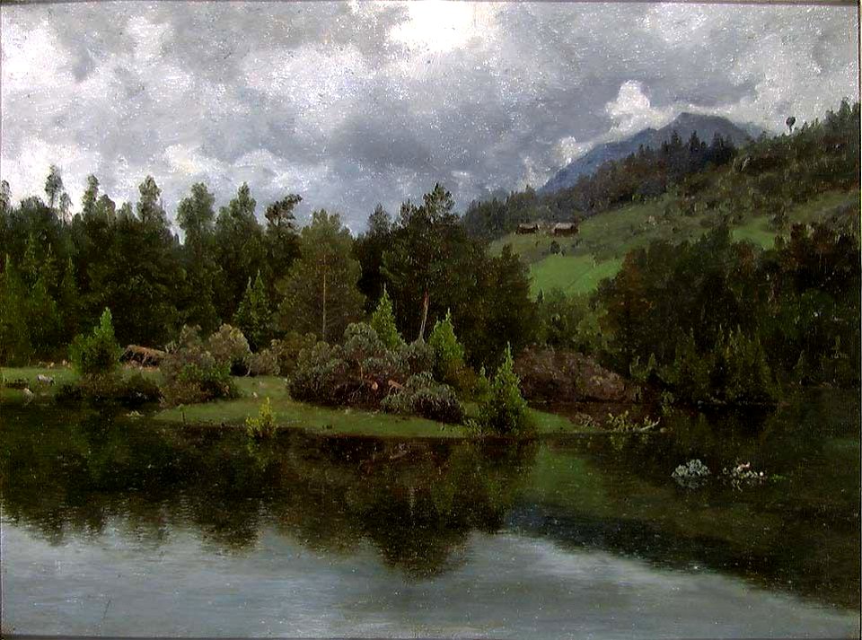 Joachim Frich - Landscape Study - NG.M.00513 - National Museum of Art, Architecture and Design