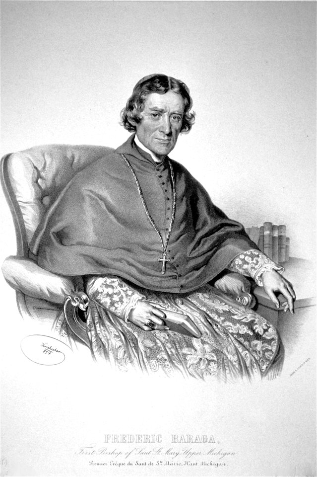 Friedrich Baraga 1854 Litho