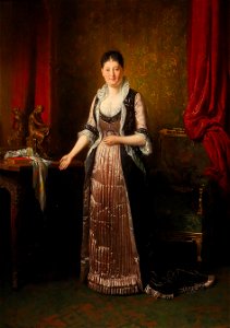 Friedländer – Lady in a Bourgeoise Interior, 1878