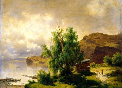 Joachim Frich - View of Holsfjorden, Ringerike - NG.M.00275 - National Museum of Art, Architecture and Design