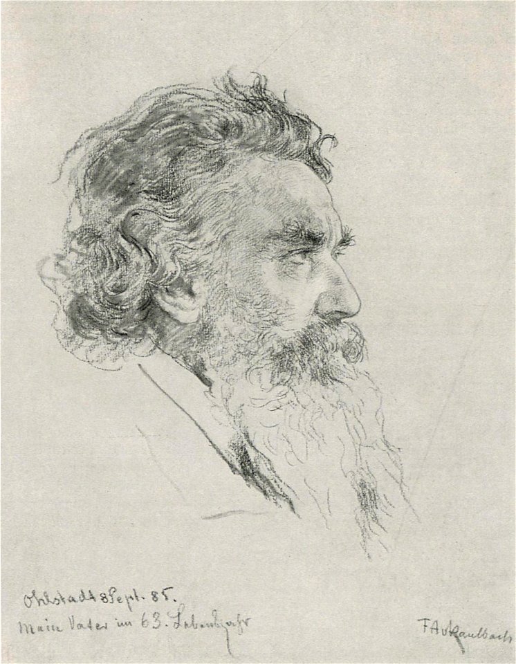 Friedrich August von Kaulbach - Mein Vater Friedrich Kaulbach, September 1885
