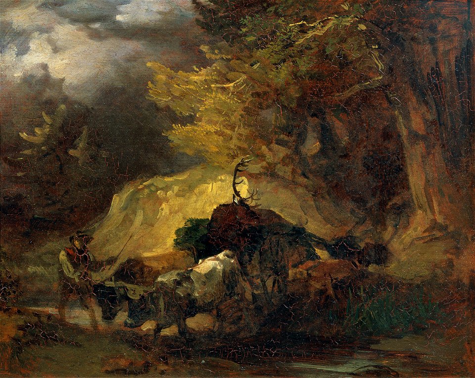 Friedrich August Mathias Gauermann - Nach der Jagd (Heimkehr von der Hirschjagd) - 4468 - Österreichische Galerie Belvedere