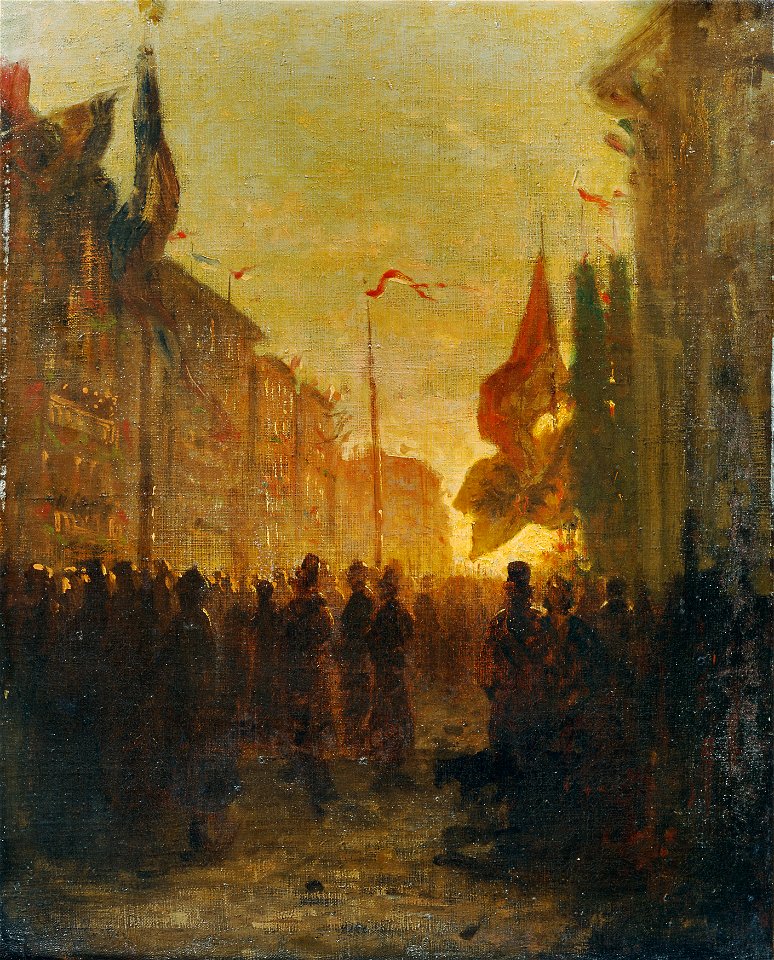 Friedrich Alois Schönn - Festbeflaggung - 6086 - Österreichische Galerie Belvedere