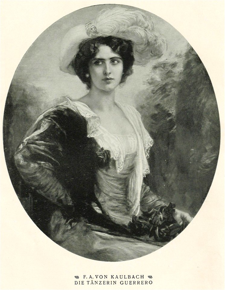 Friedrich August von Kaulbach- Die Tänzerin Rosario Guerrero