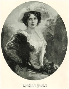 Friedrich August von Kaulbach- Die Tänzerin Rosario Guerrero
