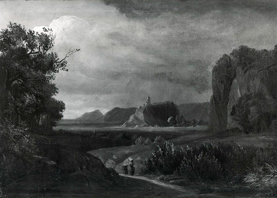 Fridolin Dorner (vermutlich) - Breites Gebirgstal - 12021 - Bavarian State Painting Collections