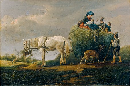 Friedrich August Mathias Gauermann - Der Heuwagen - 3692 - Österreichische Galerie Belvedere